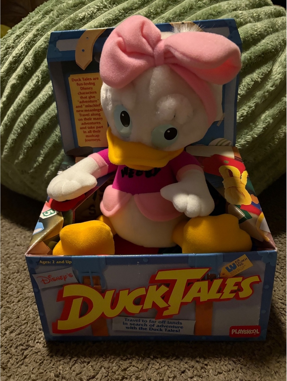 1986 Playskool Disney DuckTales Webby Plush Rare (nib!)